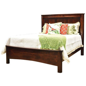 Meridian Amish Panel Bed - Charleston Amish Furniture