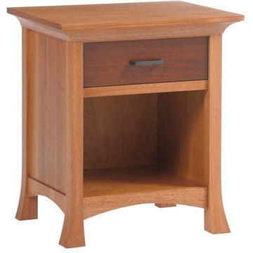 Oasis Amish 1-Drawer Nightstand - Charleston Amish Furniture