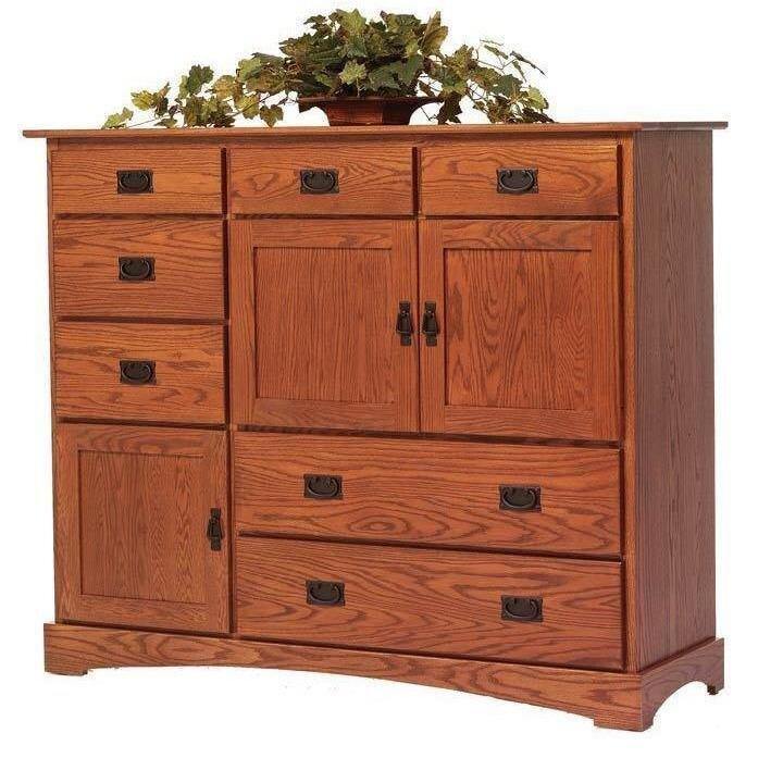 Old English Amish Grande Door Chest - Charleston Amish Furniture