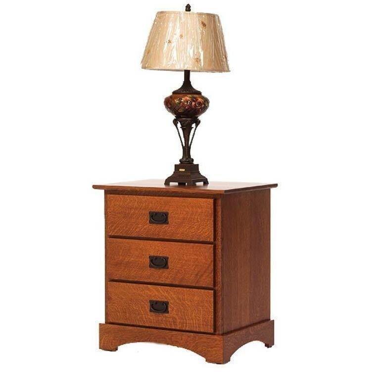 Old English Amish Nighstand - Charleston Amish Furniture