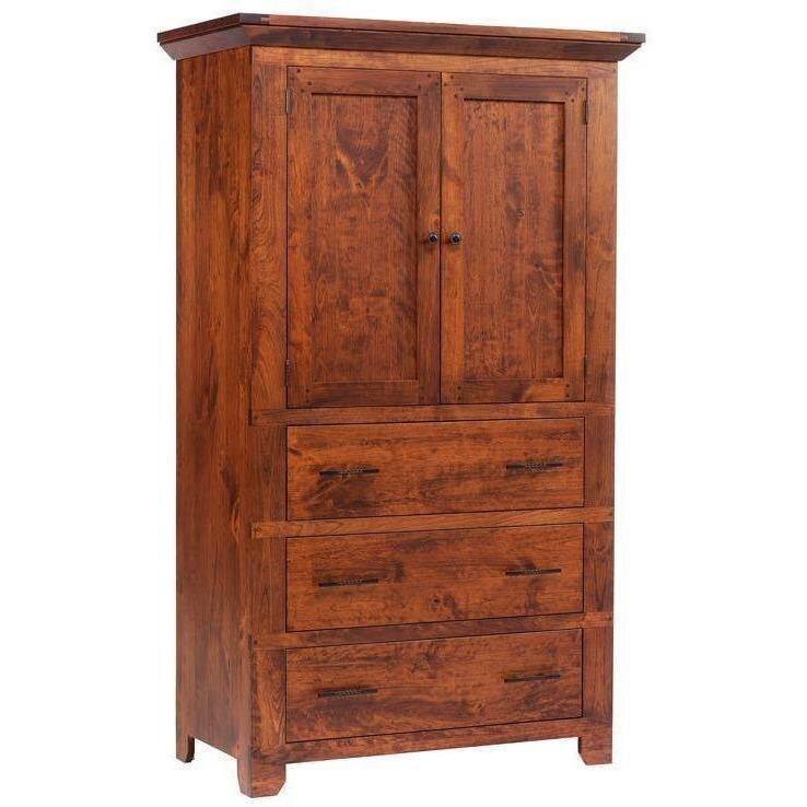 Redmond Wellington Amish Armoire - Charleston Amish Furniture