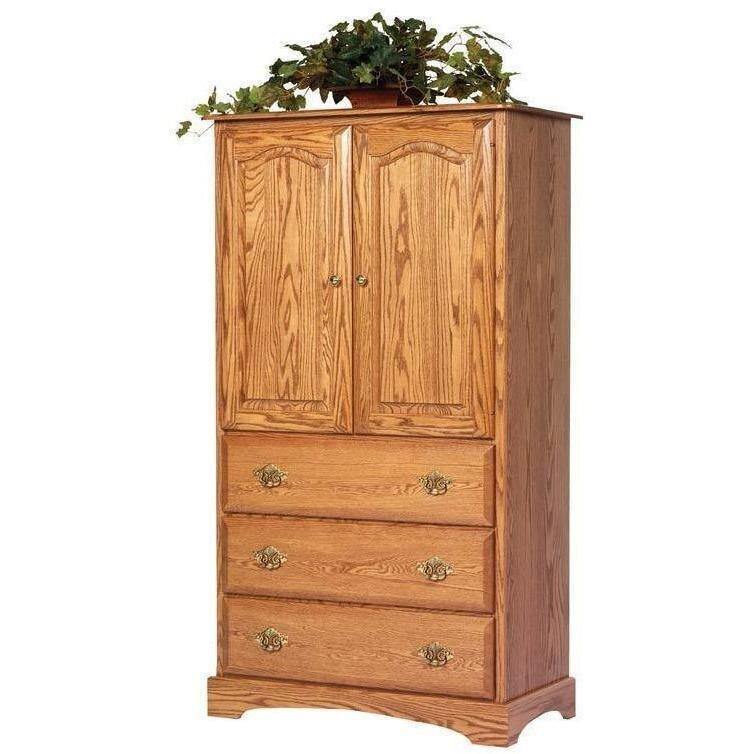 Sierra Classic Amish Armoire - Charleston Amish Furniture