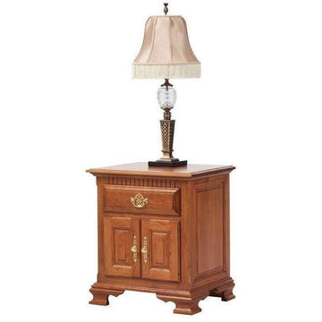 Victoria's Amish 1-Drawer 2-Door Nighstand - Charleston Amish Furniture