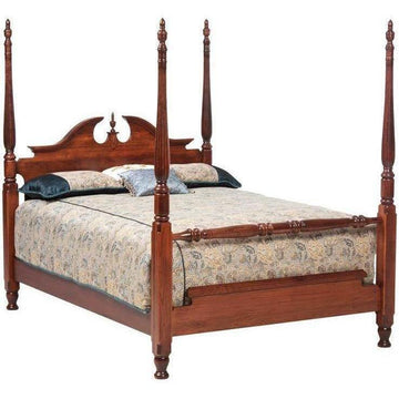 Victoria's Amish Pilaster Bed - Charleston Amish Furniture