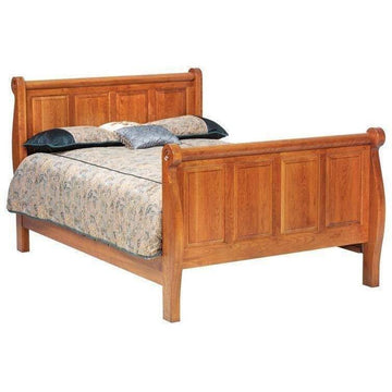Victoria's Amish Sleigh Bed - Charleston Amish Furniture