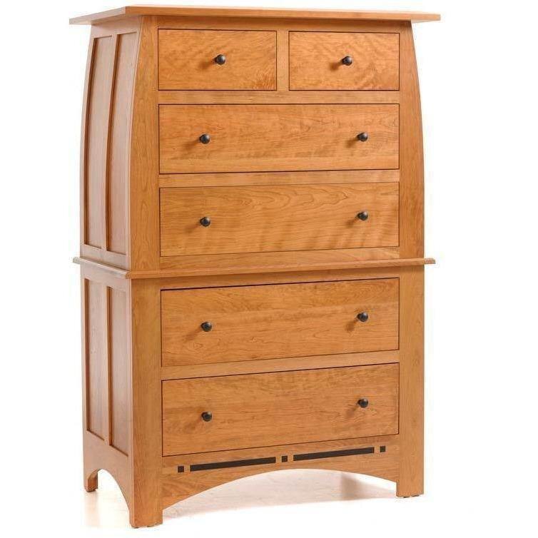 Vineyard 6-Drawer Amish Chest of Drawers - Charleston Amish Furniture