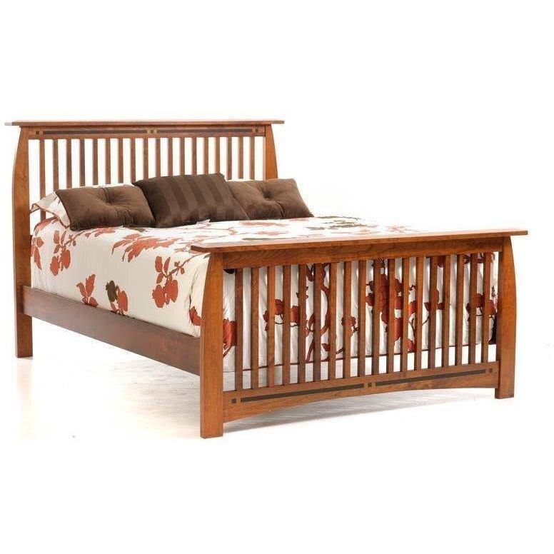 Vineyard Amish Slat Bed - Charleston Amish Furniture