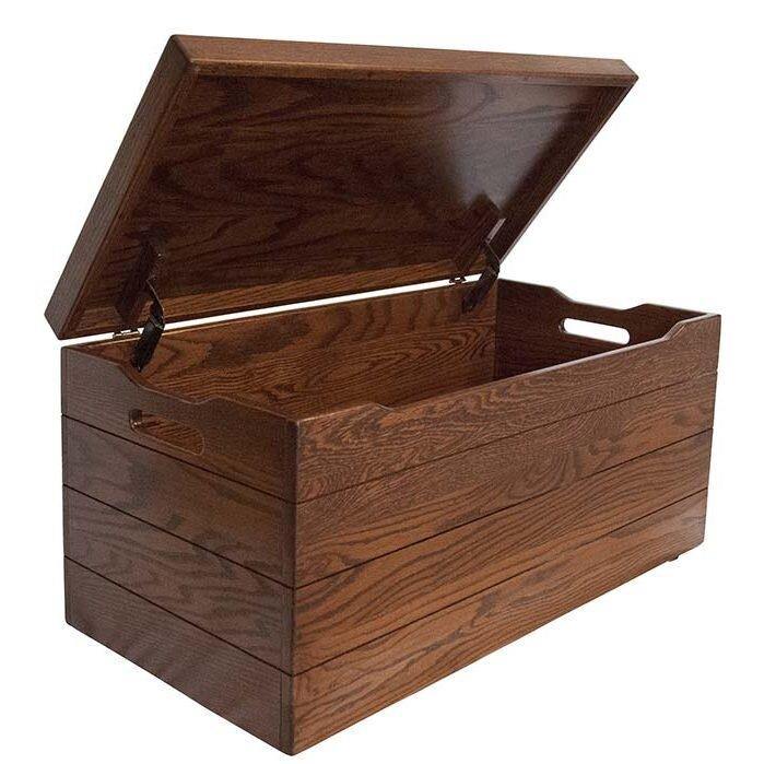 Amish Plank Toy Chest - Charleston Amish Furniture