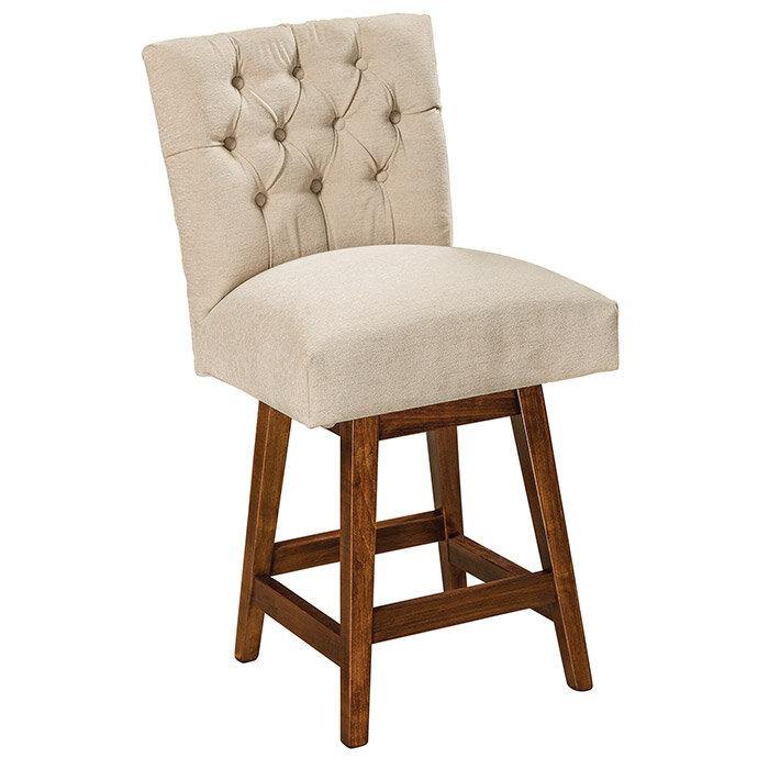 Alana Amish Barstool - Charleston Amish Furniture