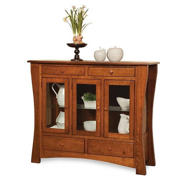 Arts and Crafts High Amish Buffet - Charleston Amish Furniture