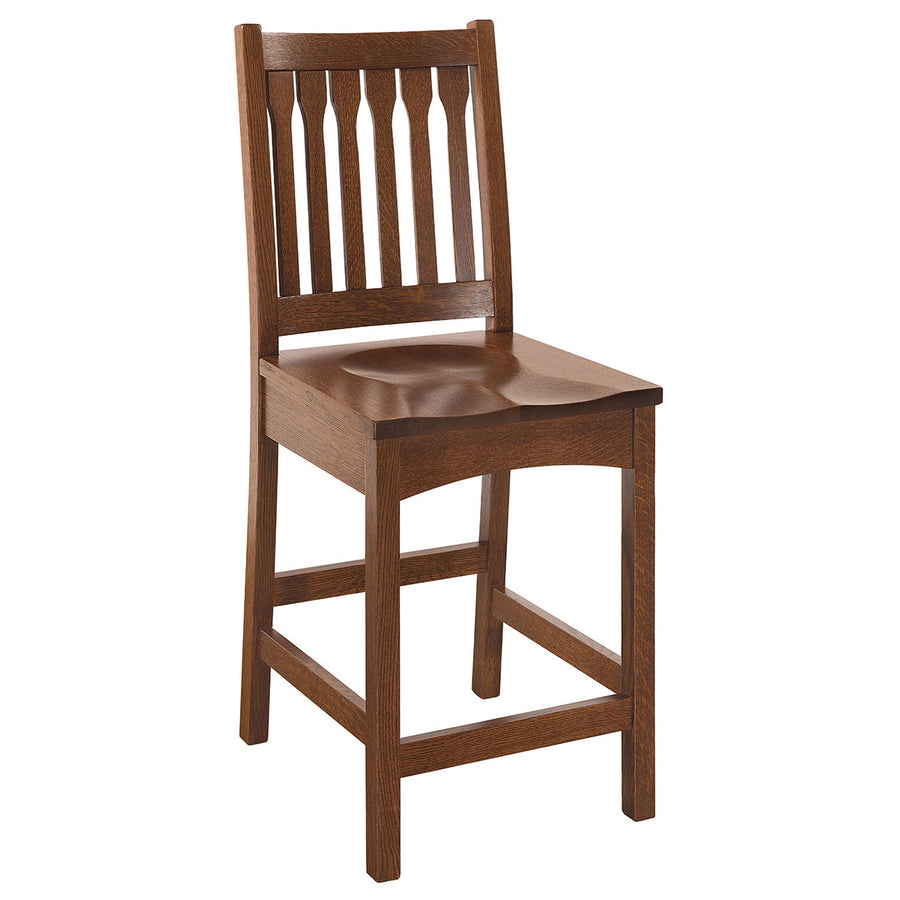 Buchanan Amish Barstool - Charleston Amish Furniture