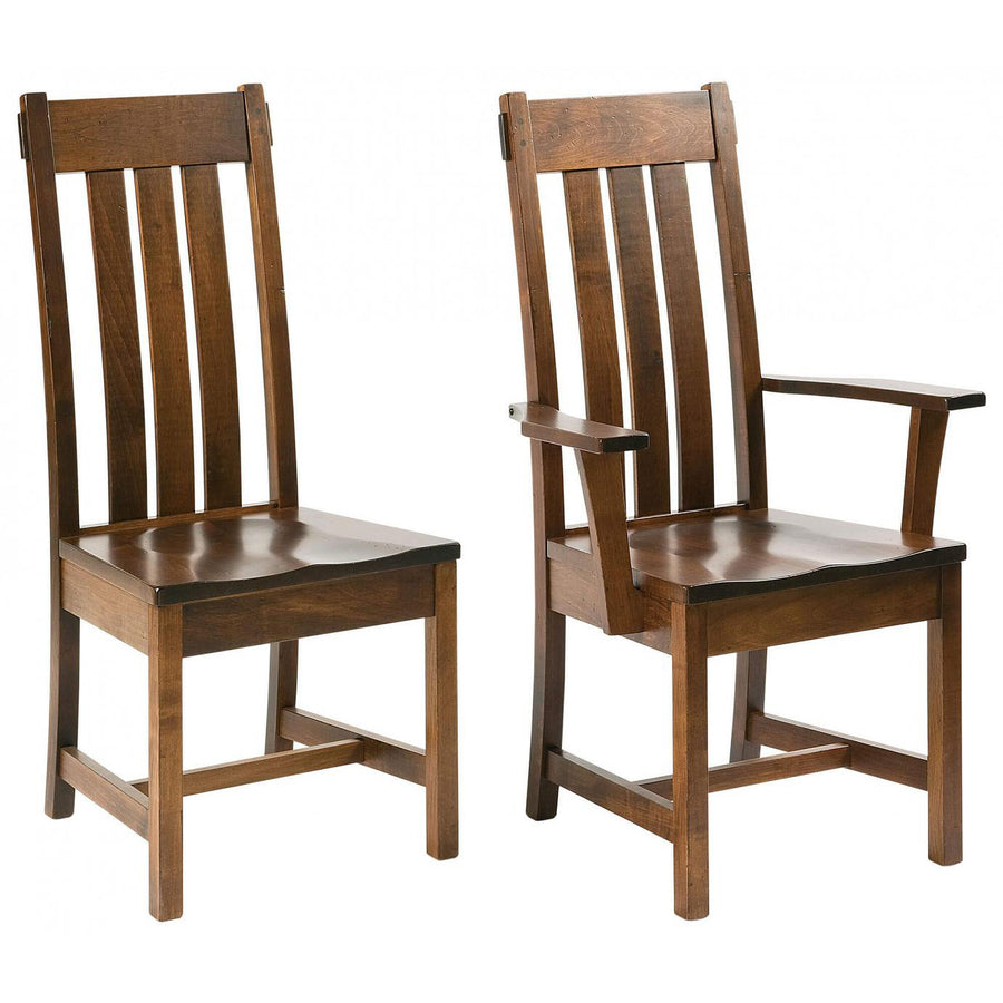 Chesapeake Mission Amish Dining Chair - Charleston Amish Furniture