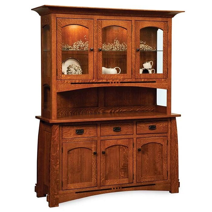 Colebrook Amish Hutch - Charleston Amish Furniture