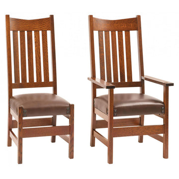 Conner Mission Amish Dining Chair - Charleston Amish Furniture
