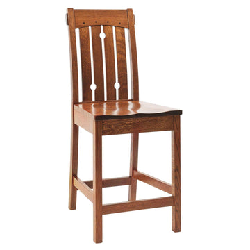 Douglas Mission Amish Barstool - Charleston Amish Furniture