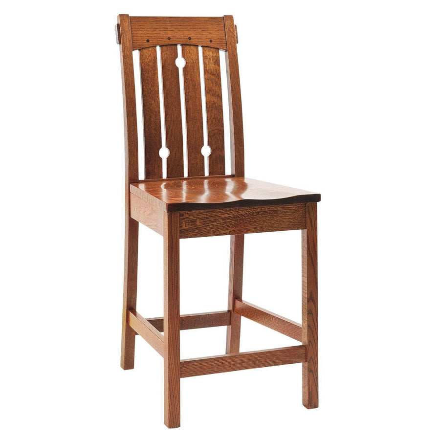 Douglas Mission Amish Barstool - Charleston Amish Furniture