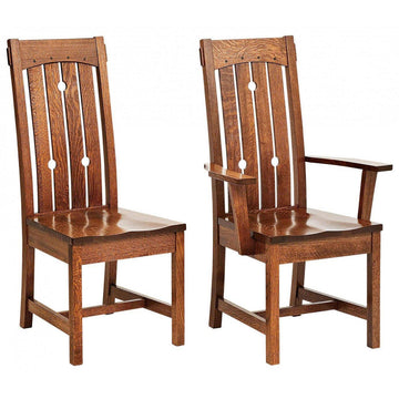 Douglas Mission Amish Dining Chair - Charleston Amish Furniture