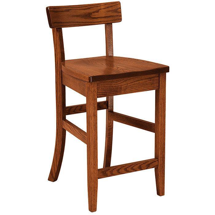 Eddison Amish Barstool - Charleston Amish Furniture