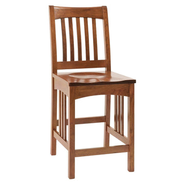 Elridge Amish Barstool - Charleston Amish Furniture