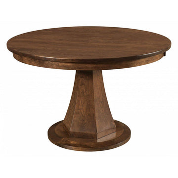 Emerson Round Amish Dining Table - Charleston Amish Furniture