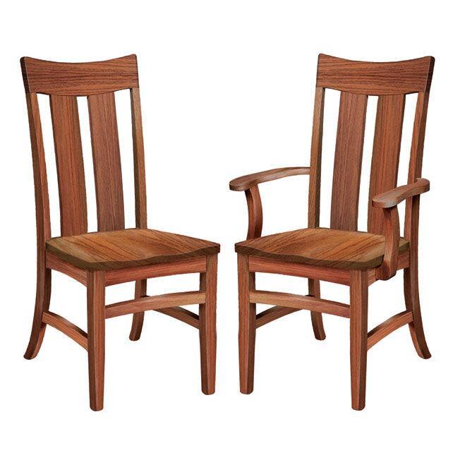 Galveston Amish Shaker Dining Chair - Charleston Amish Furniture