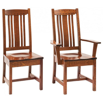 Grant Mission Amish Dining Chair - Charleston Amish Furniture