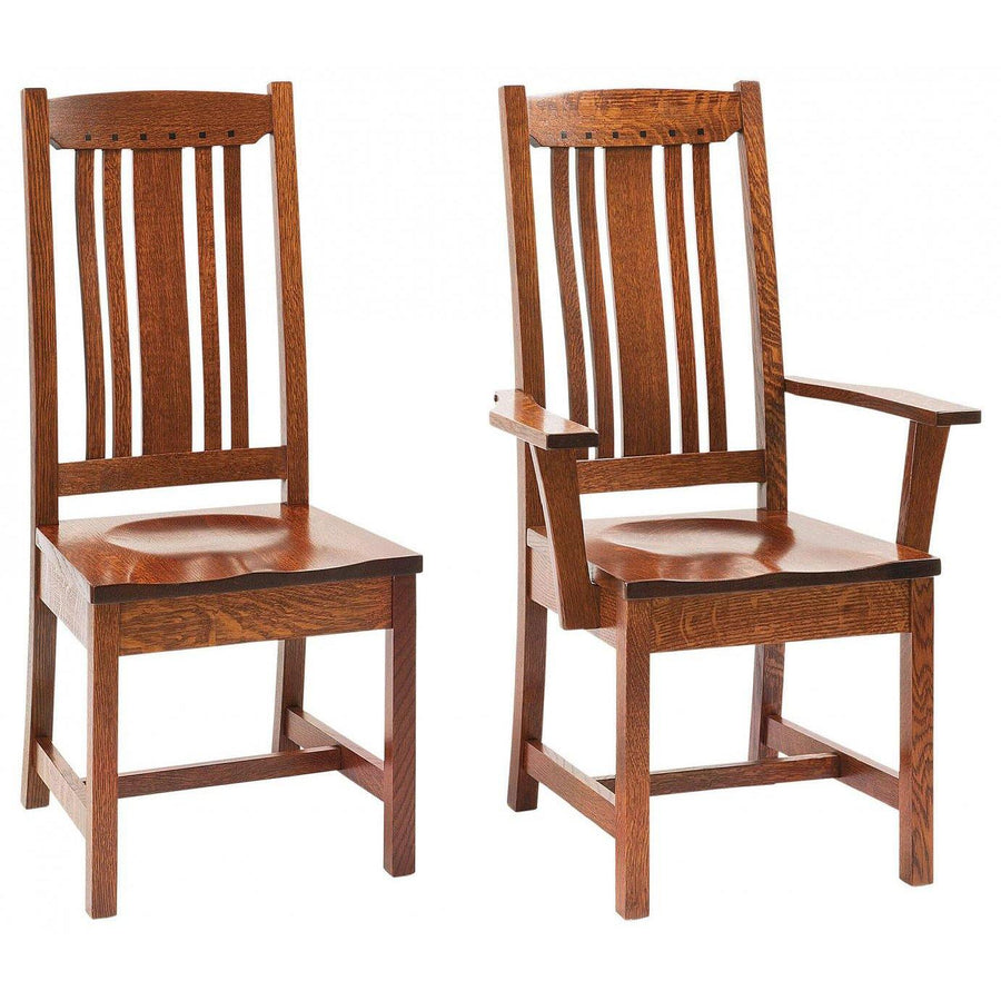 Grant Mission Amish Dining Chair - Charleston Amish Furniture