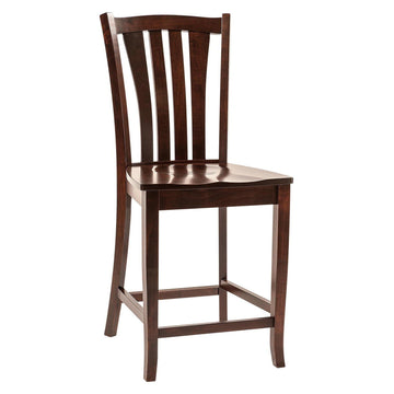 Harris Amish Stationary Barstool - Charleston Amish Furniture