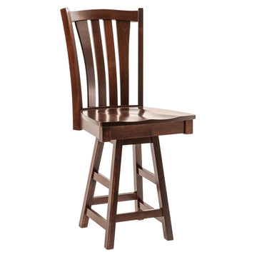 Harris Swivel Amish Barstool - Charleston Amish Furniture