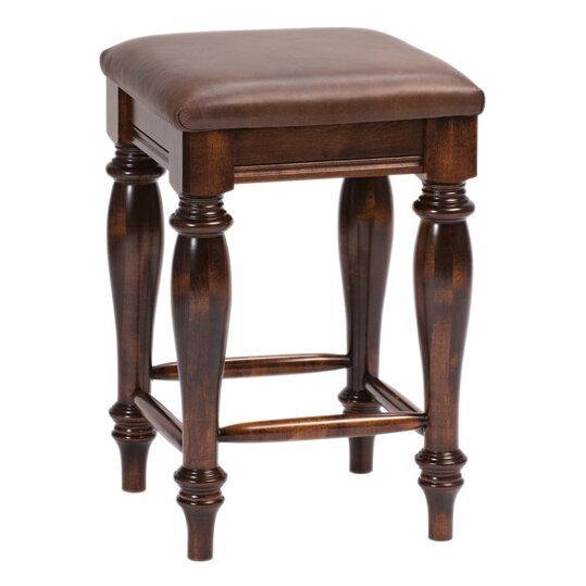 Harvest Backless Amish Barstool - Charleston Amish Furniture