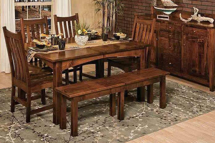 Heidi Solid Wood Amish Dining Collection - Charleston Amish Furniture