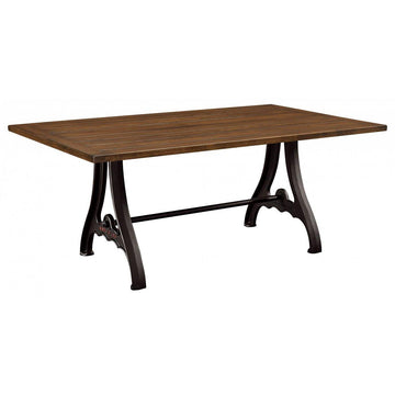 Iron Forge Amish Dining Table - Charleston Amish Furniture