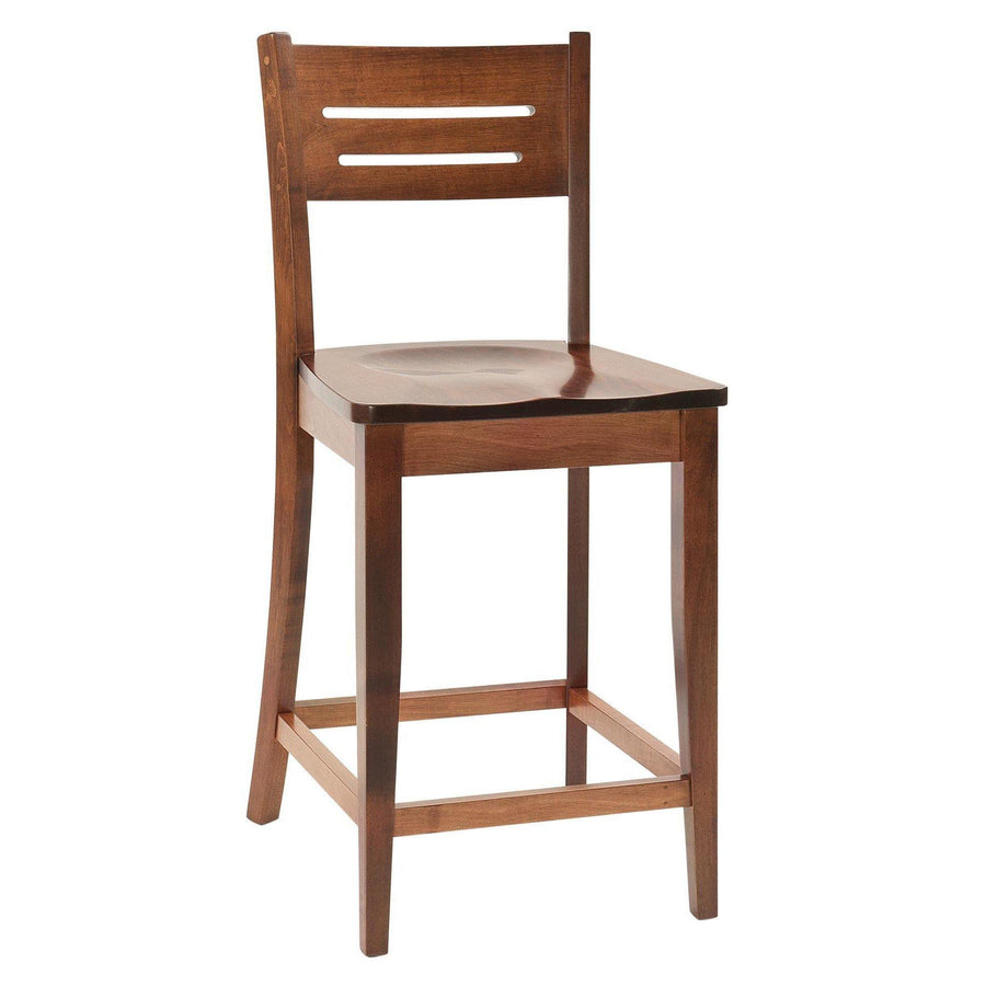 Jansen Contemporary Amish Barstool - Charleston Amish Furniture