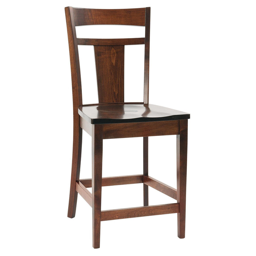 Livingston Contemporary Amish Barstool - Charleston Amish Furniture