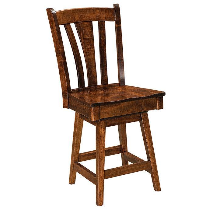 Meridan Amish Barstool - Charleston Amish Furniture