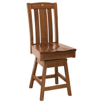 Mesa Swivel Amish Barstool - Charleston Amish Furniture