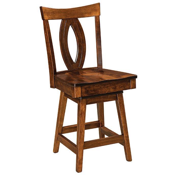 Miami Amish Barstool - Charleston Amish Furniture