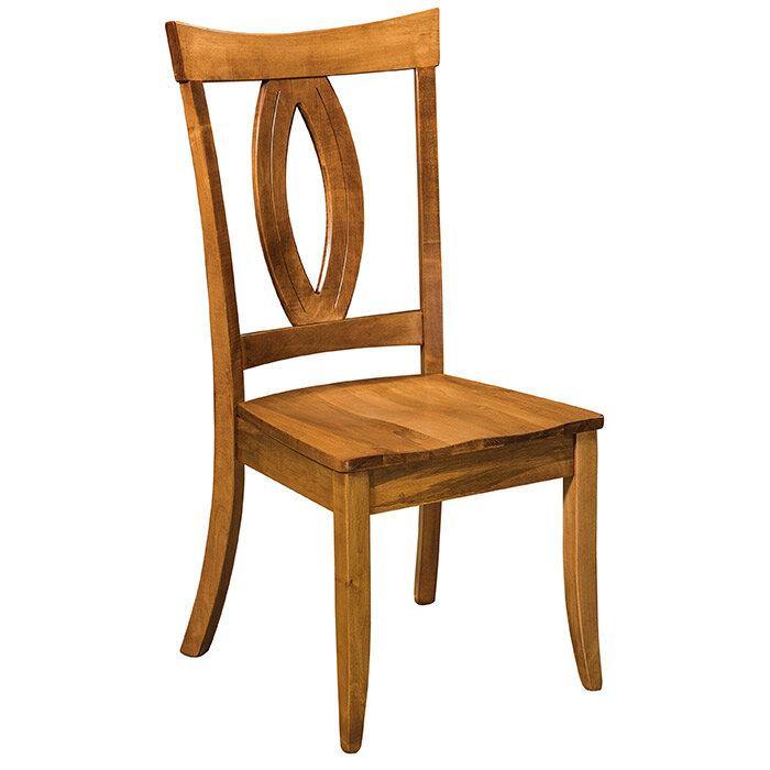 Miami Amish Side Chair - Charleston Amish Furniture