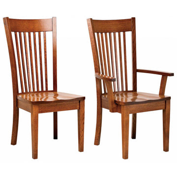 Mill Valley Mission Amish Dining Chair - Charleston Amish Furniture
