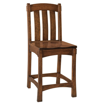 Modesto Mission Amish Barstool - Charleston Amish Furniture