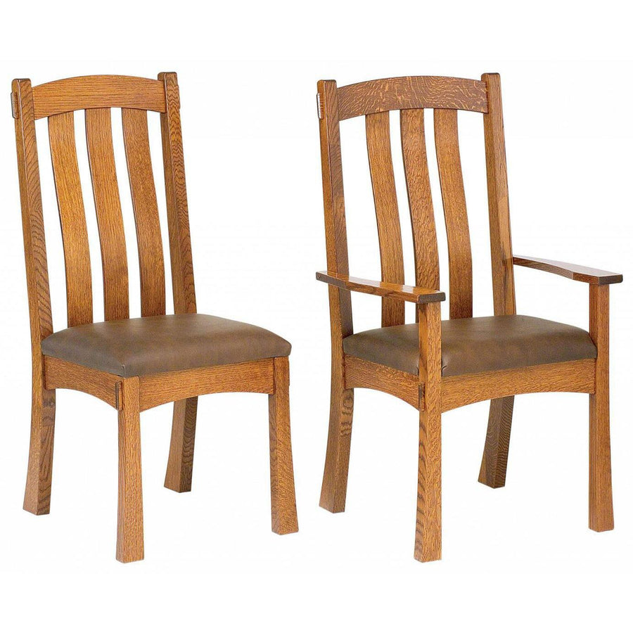 Modesto Mission Amish Dining Chair - Charleston Amish Furniture