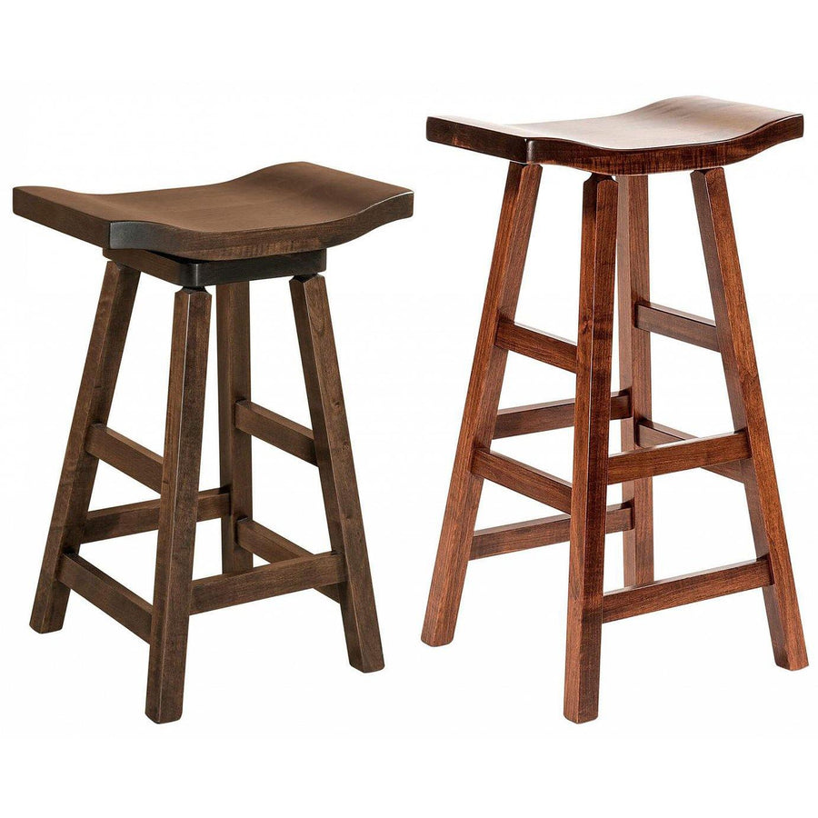 Portage Amish Barstool - Charleston Amish Furniture