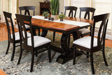 Saratoga Solid Wood Amish Dining Collection - Charleston Amish Furniture