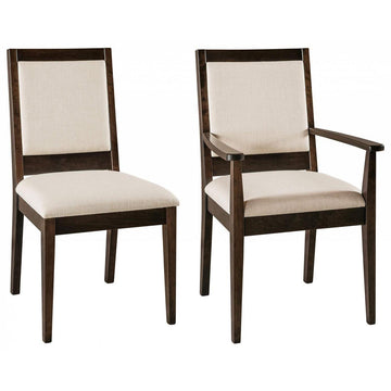 Wescott Upholstered Amish Dining Chair - Charleston Amish Furniture