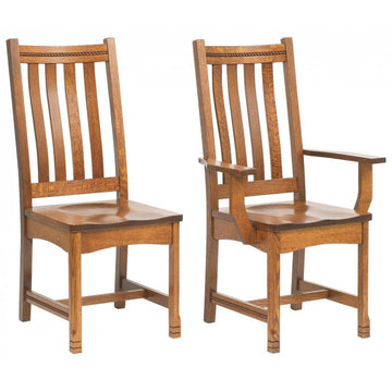 West Lake Mission Amish Dining Chair - Charleston Amish Furniture