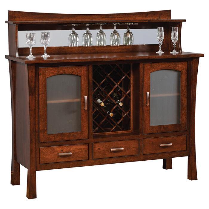 Woodbury Amish Wine Buffet - Charleston Amish Furniture