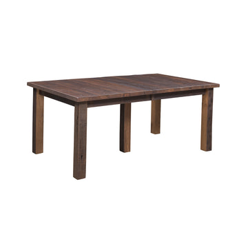 Oxford Amish Extendable Top Reclaimed Wood Dining Table - Charleston Amish Furniture