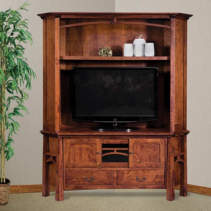 Artesa Amish Corner Entertainment Center - Charleston Amish Furniture