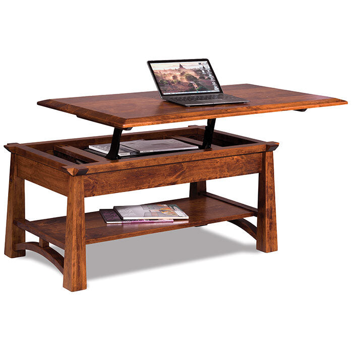 Artesa Lift Amish Coffee Table - Charleston Amish Furniture