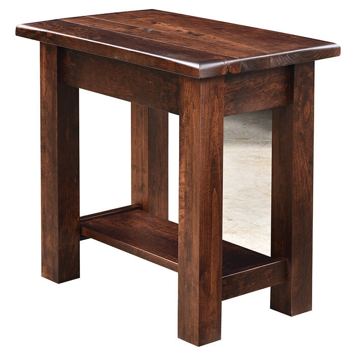 Barn Floor Amish End Table - Charleston Amish Furniture